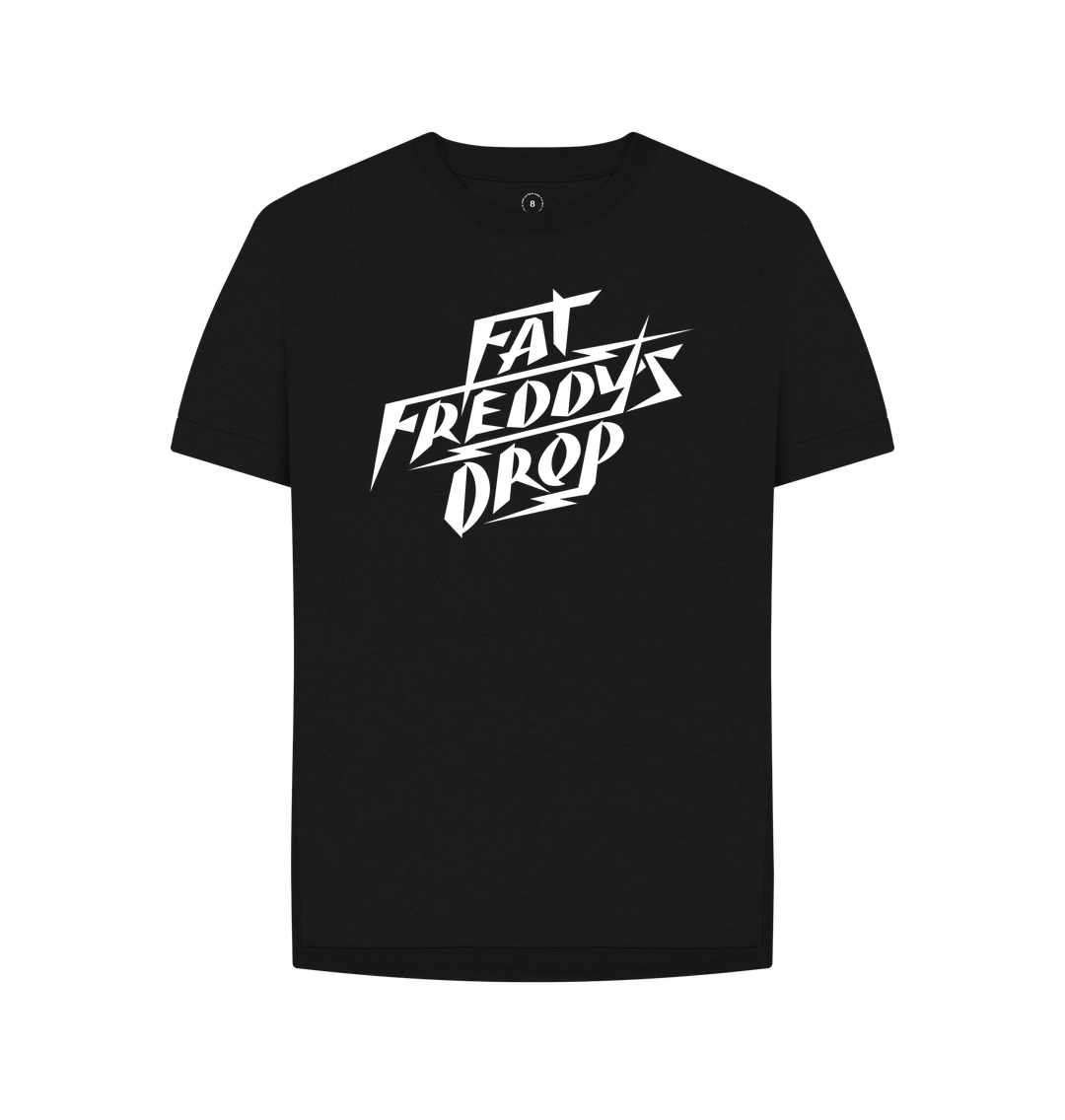 Black Printed T-shirt Front