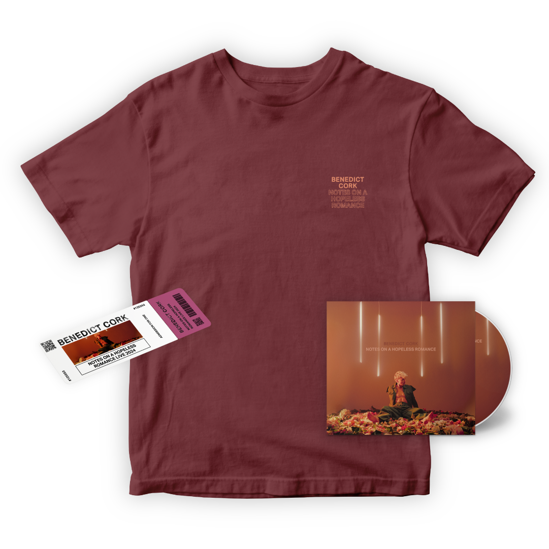 Benedict Cork - T-Shirt, Ticket + Signed CD Bundle