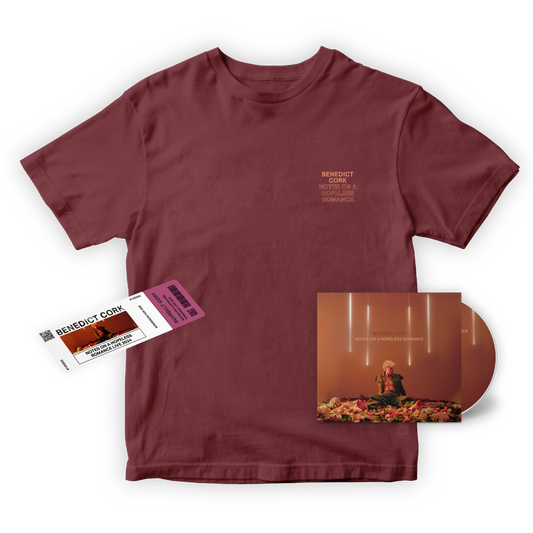 Benedict Cork - T-Shirt, Ticket + Signed CD Bundle