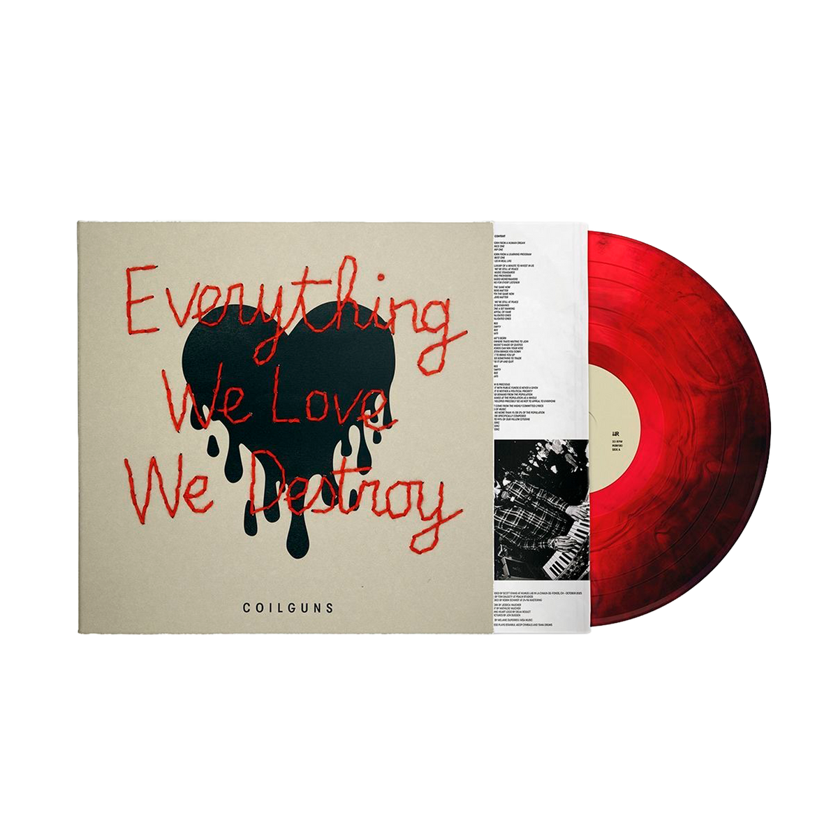 Coilguns - Everything We Love We Destroy (Red Galaxy Vinyl)