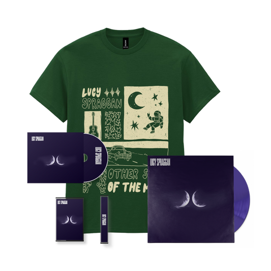 Lucy Spraggan - Other Sides Of The Moon 'Ultimate Bundle' Inc Cassette, Signed CD,  Signed Colour Vinyl, Tee