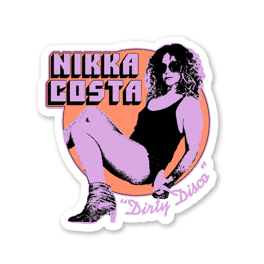 Nikka Costa - Dirty Disco Tour Sticker