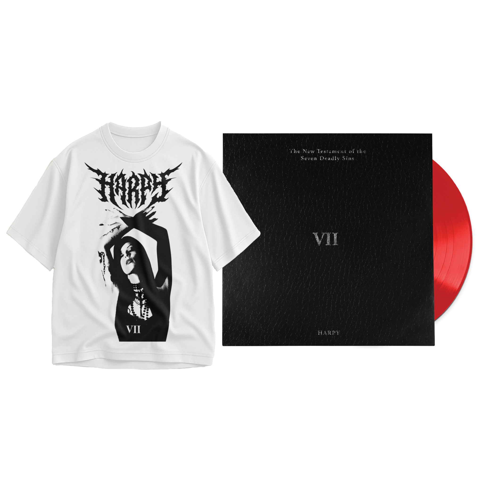 HARPY - VII - VINYL & VII T-SHIRT BUNDLE