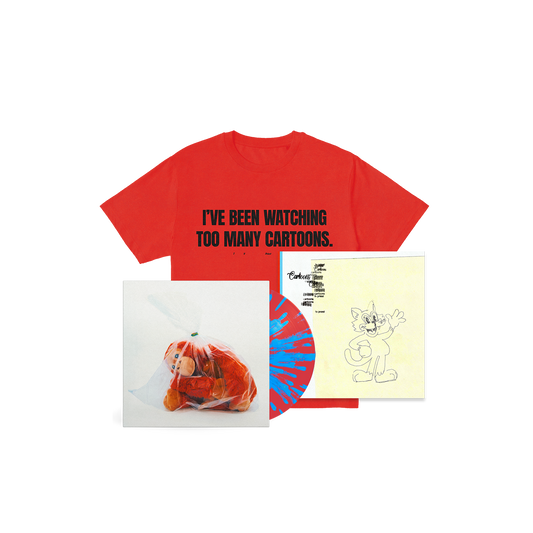 TV Priest - Cartoons - (Limited Edition Splatter Vinyl & T-Shirt Bundle)