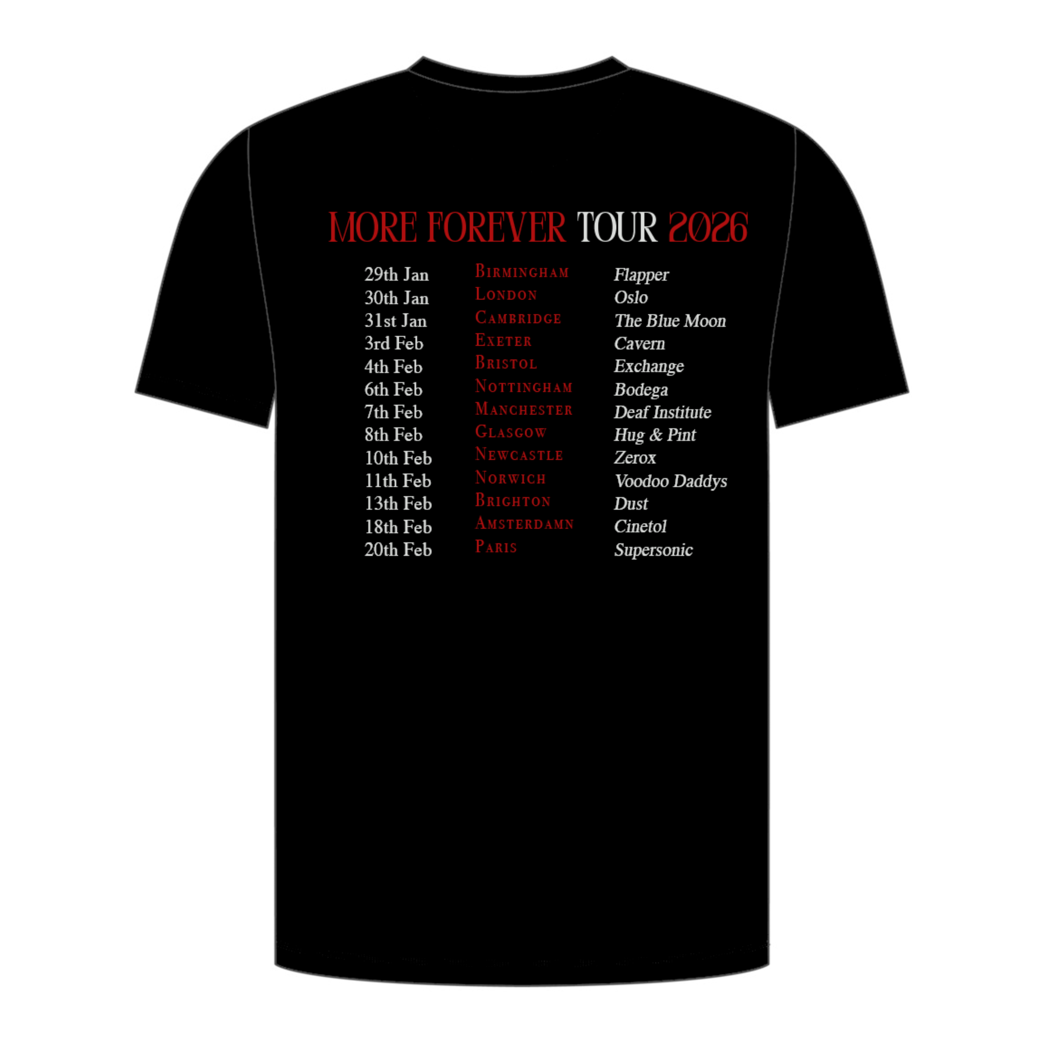 Sick Joy - More Forever - Logo T-shirt