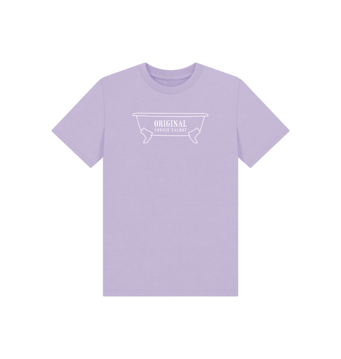 Soft Lilac Printed Kids T-Shirt Front