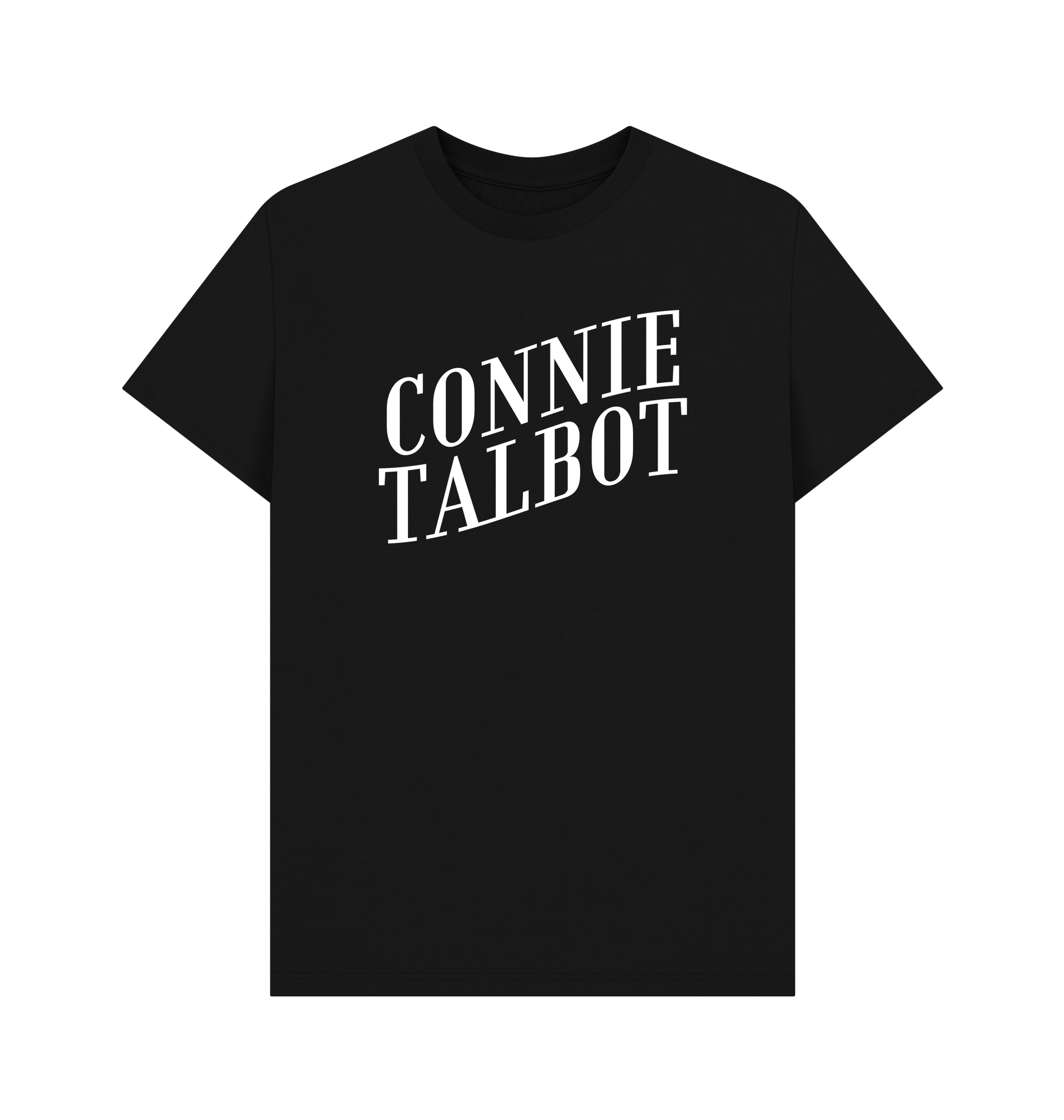 Black Printed T-shirt Front