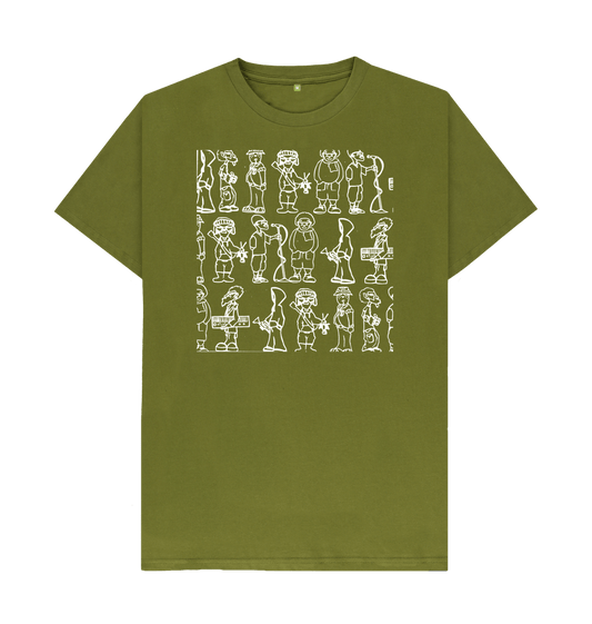 Moss Green Fat Freddy's Drop - Illustration Tee