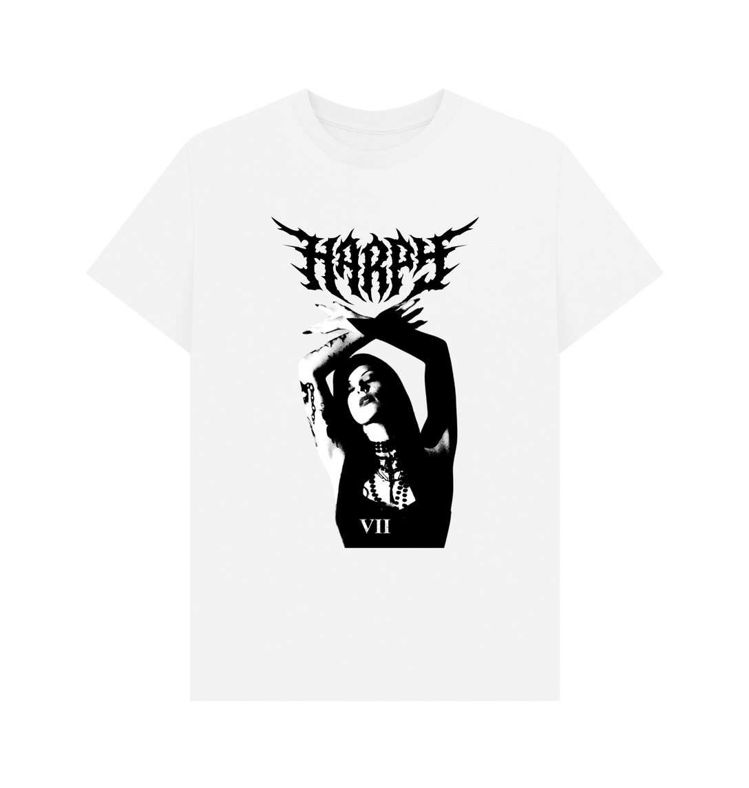 White Printed T-shirt Front