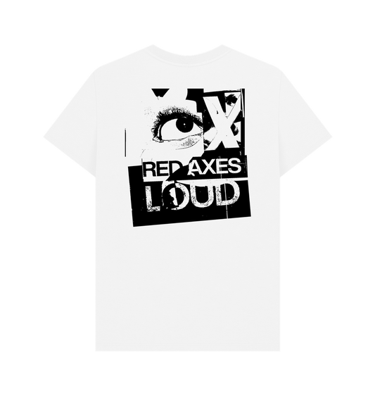 White Printed T-shirt Back