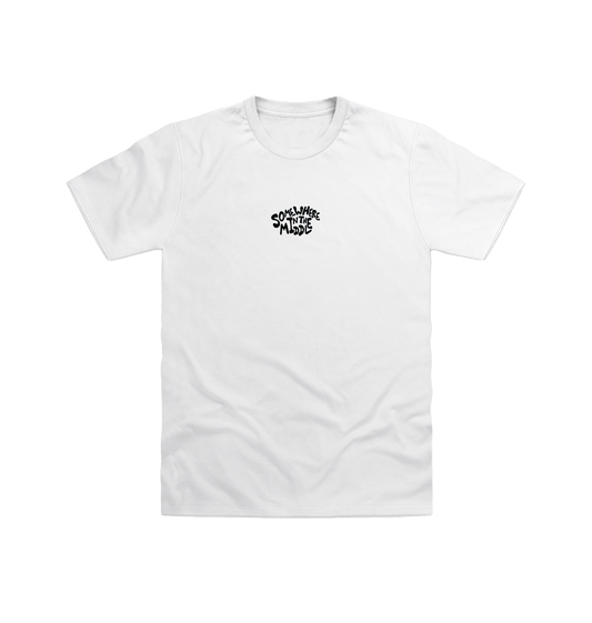 White NIJI - Somewhere In The Middle - Tee - White