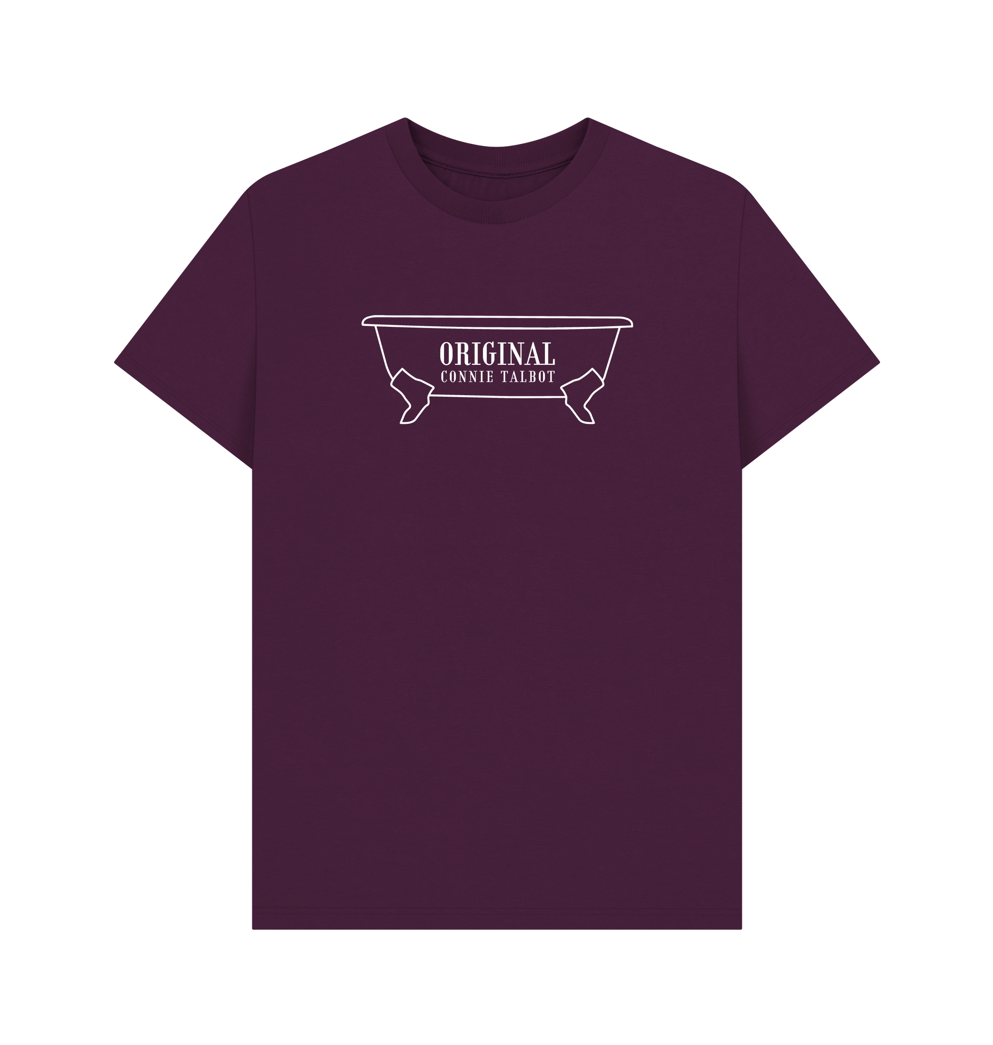 Purple Printed T-shirt Front