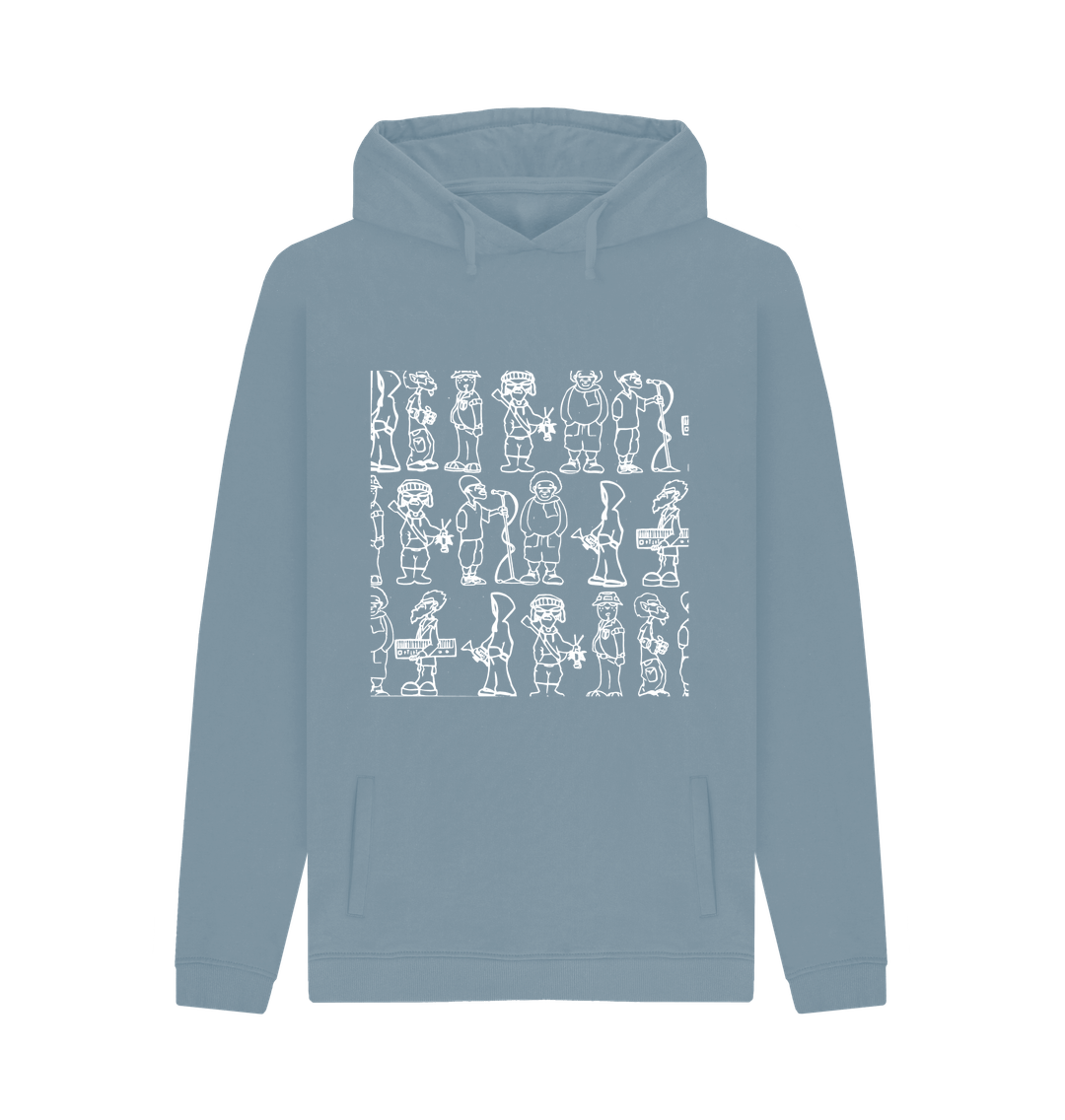 Stone Blue Fat Freddy's Drop - Illustration Hoodie