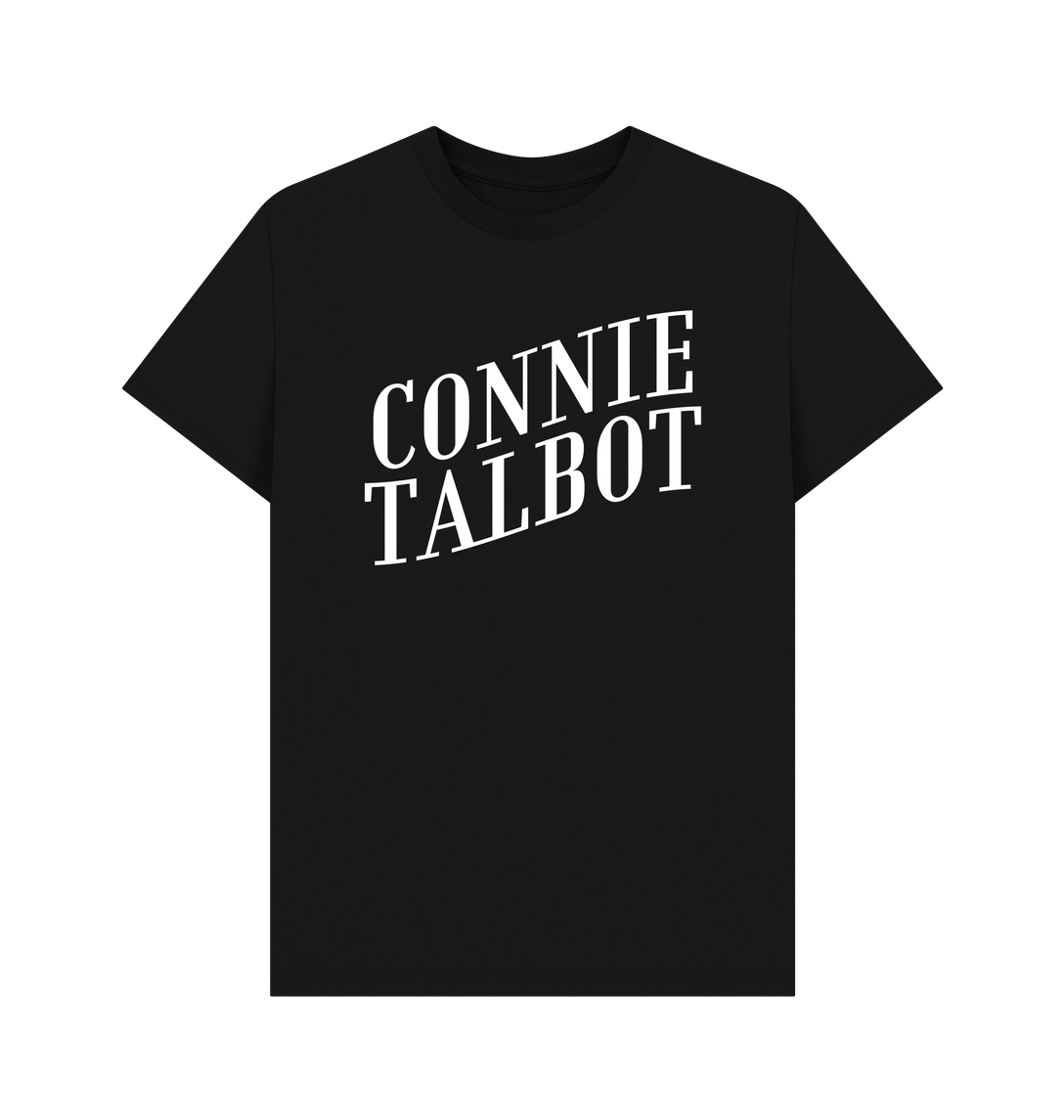 Black Printed T-shirt Front