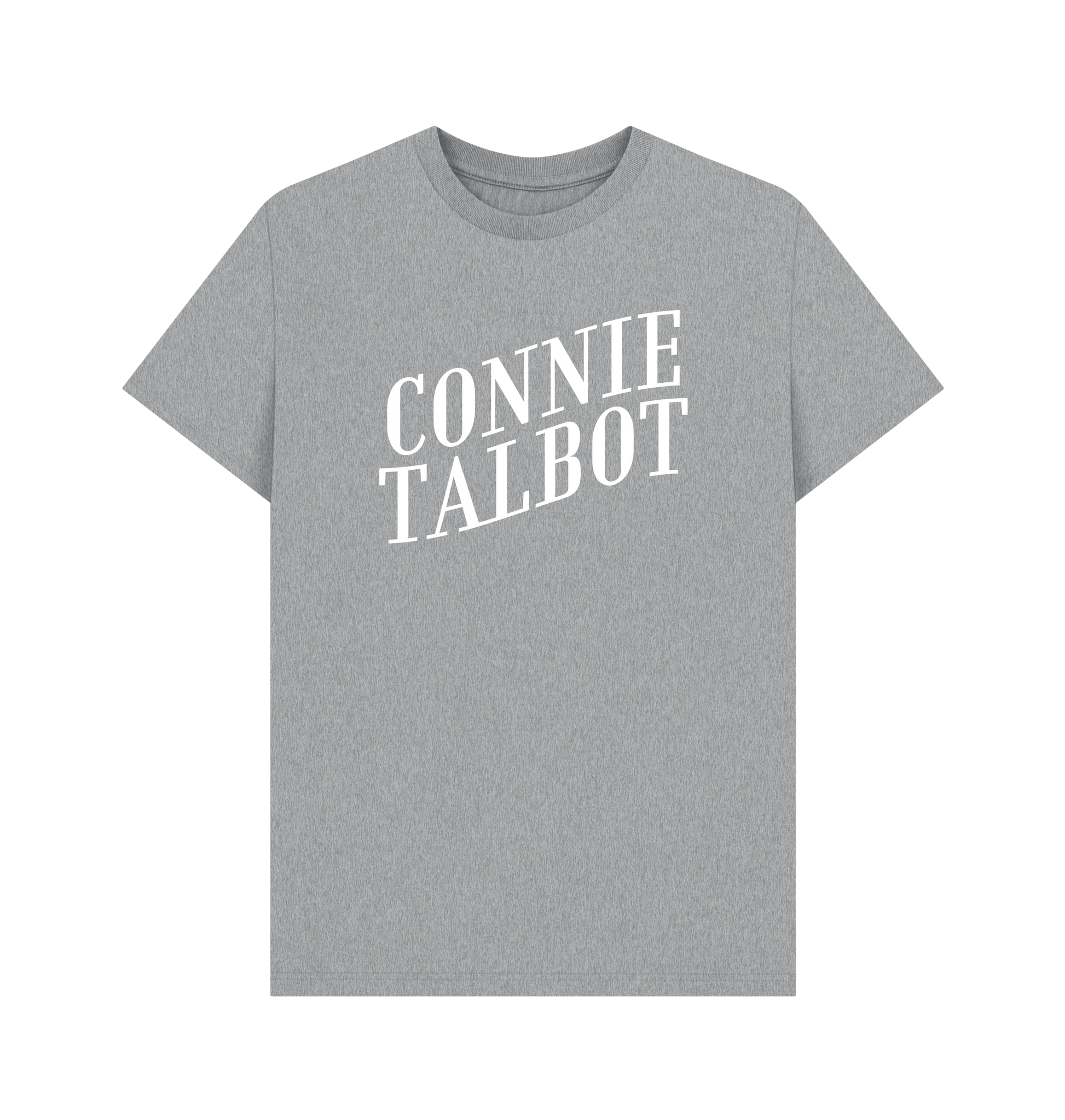 Athletic Grey Printed T-shirt Front