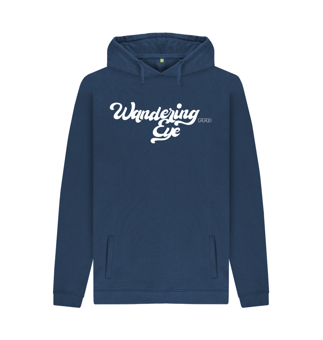Navy Printed Hoody Front