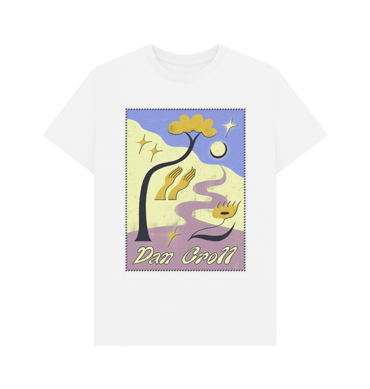 White Printed T-shirt Front