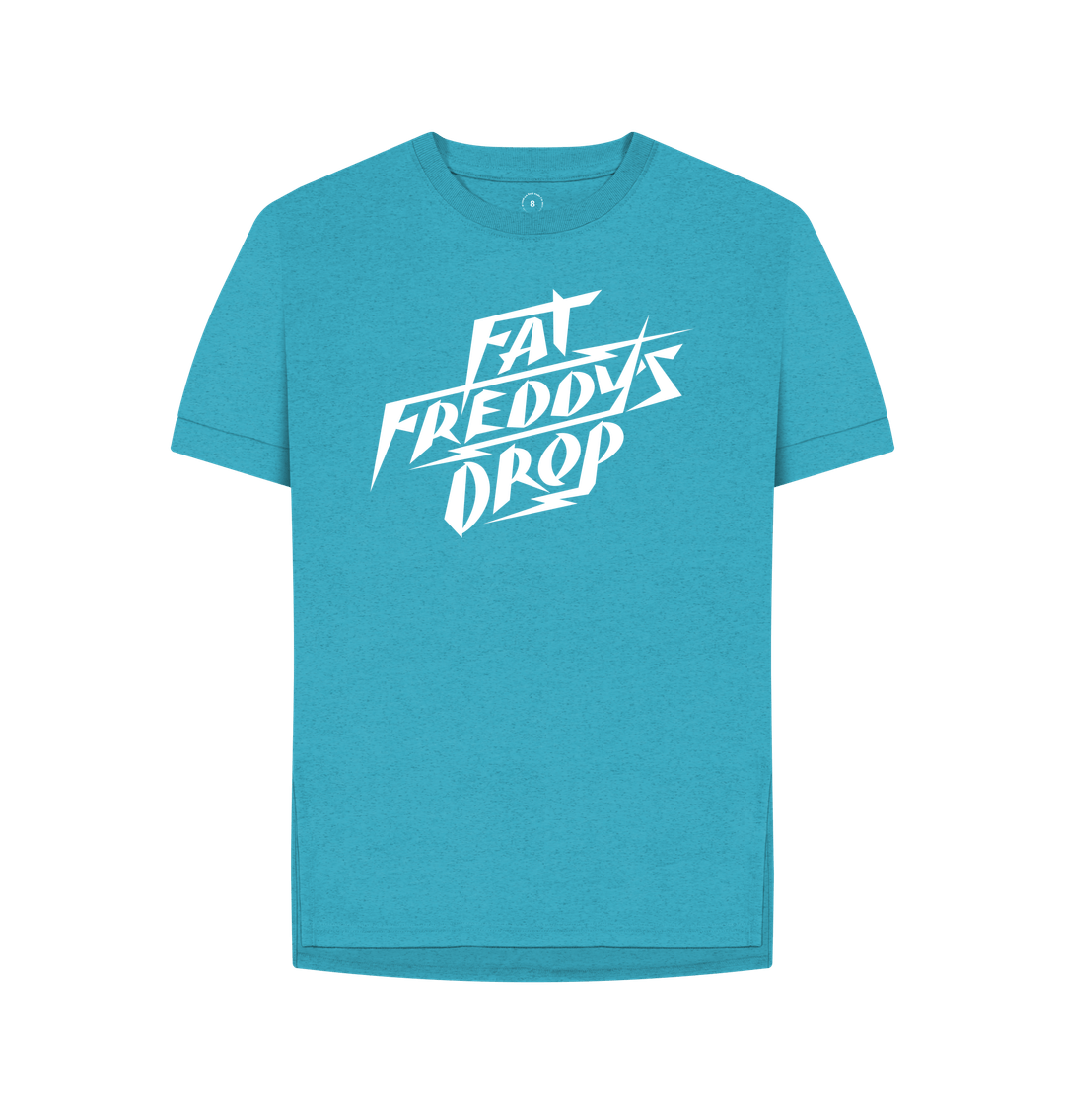 Ocean Blue Printed T-shirt Front