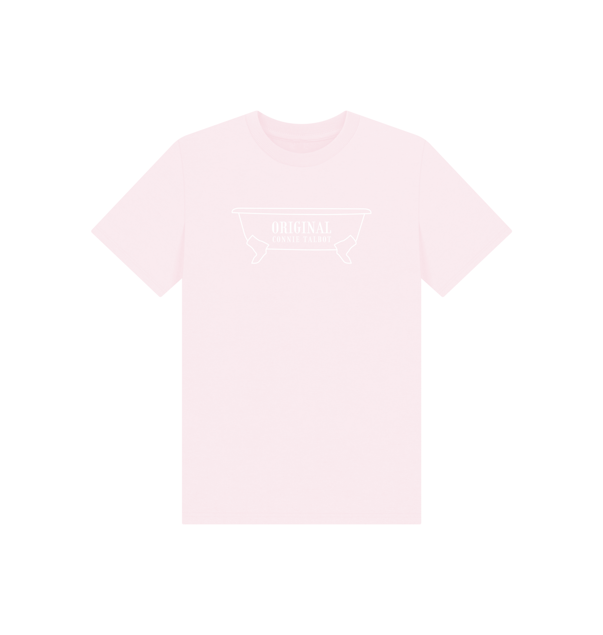 Pink Printed Kids T-Shirt Front