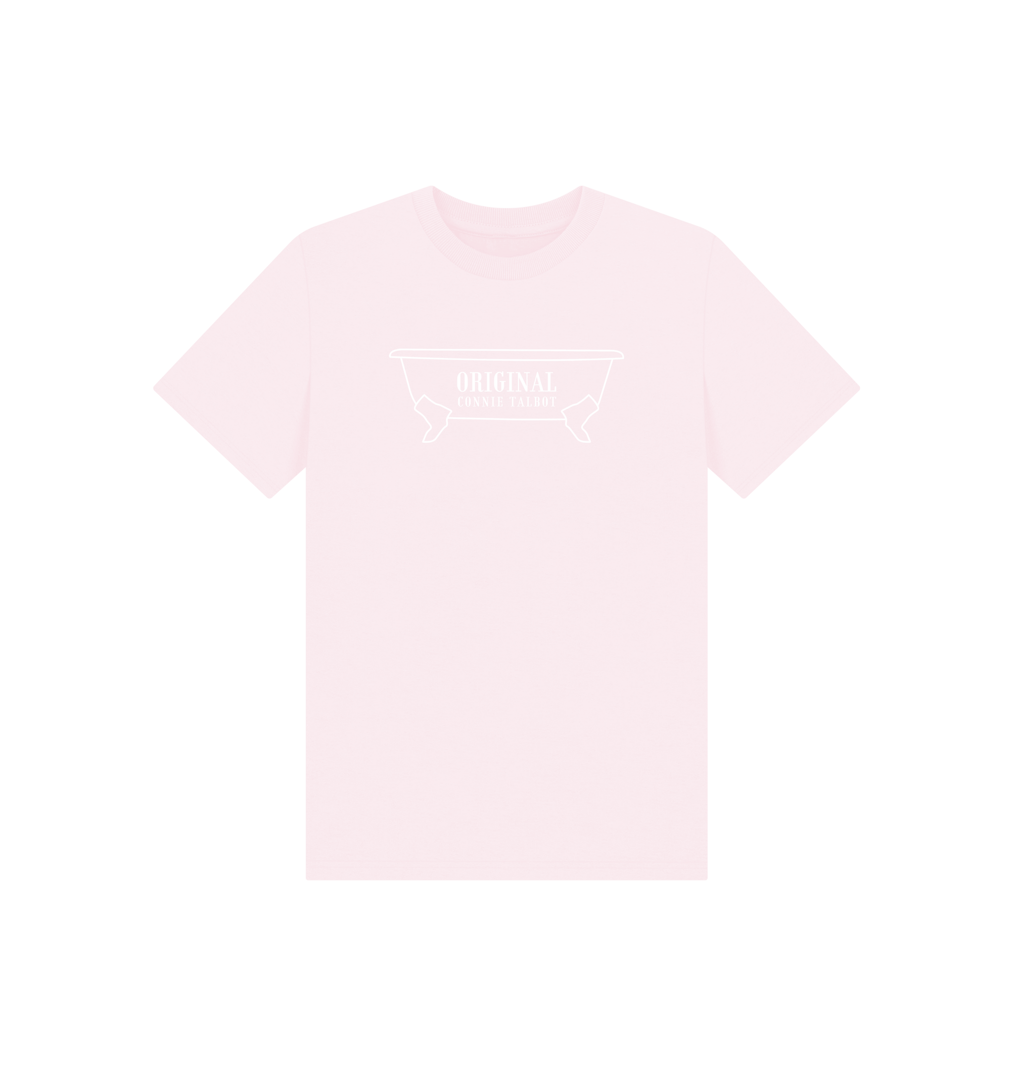 Pink Printed Kids T-Shirt Front