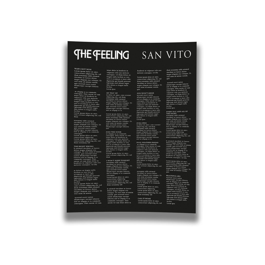 The Feeling - San Vito Exclusive Bundle