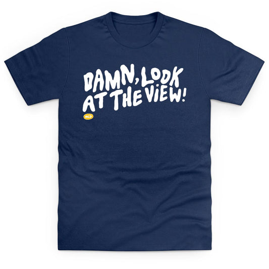 Martin Luke Brown - Damn, Look At The View Navy T Shirt
